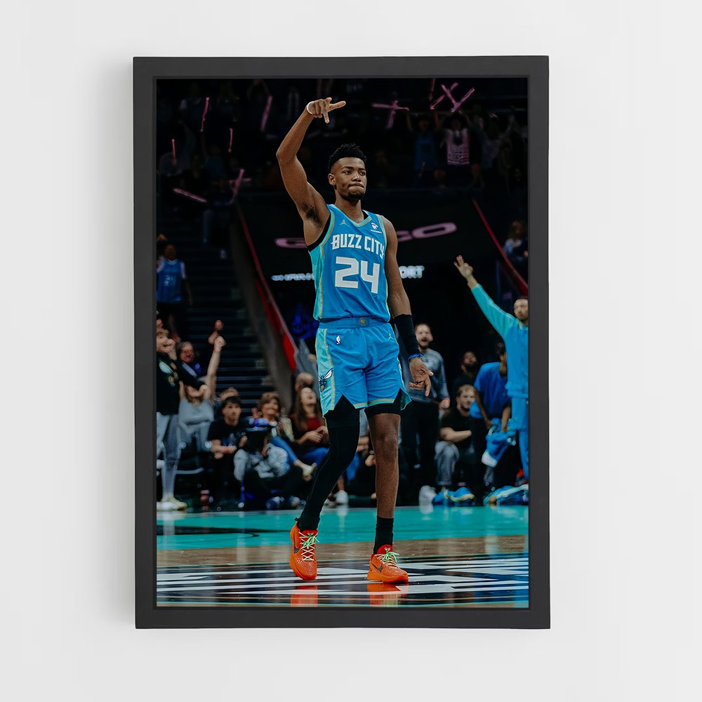 Poster Le Gardien Bleu – affiche Basketball (vue 2)